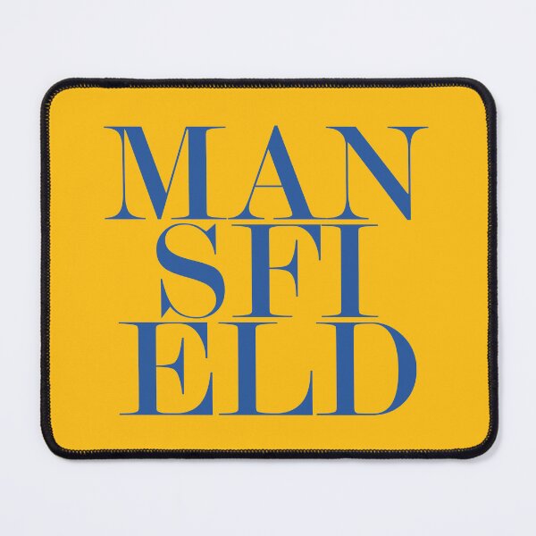 Item preview, Mansfield UK Town Typography Minimalist Patriotic Travel Souvenir designed and sold by kakarikihill.