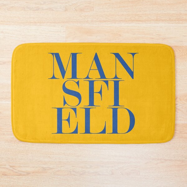 Item preview, Mansfield UK Town Typography Minimalist Patriotic Travel Souvenir designed and sold by kakarikihill.