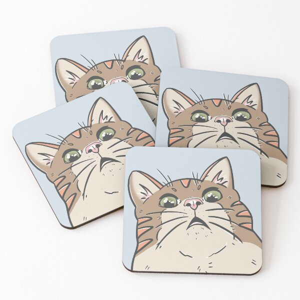Item preview, Shocked cat designed and sold by Nanaapowah.