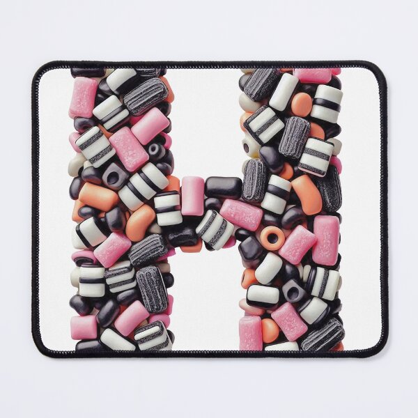 Item preview, LICORICE LETTER H designed and sold by ART-TYPE.