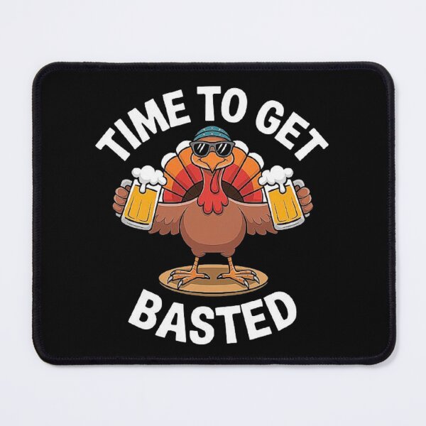 Item preview, Funny Thanksgiving Turkey Shirt: Time to Get Basted for Beer Lovers designed and sold by love3617.