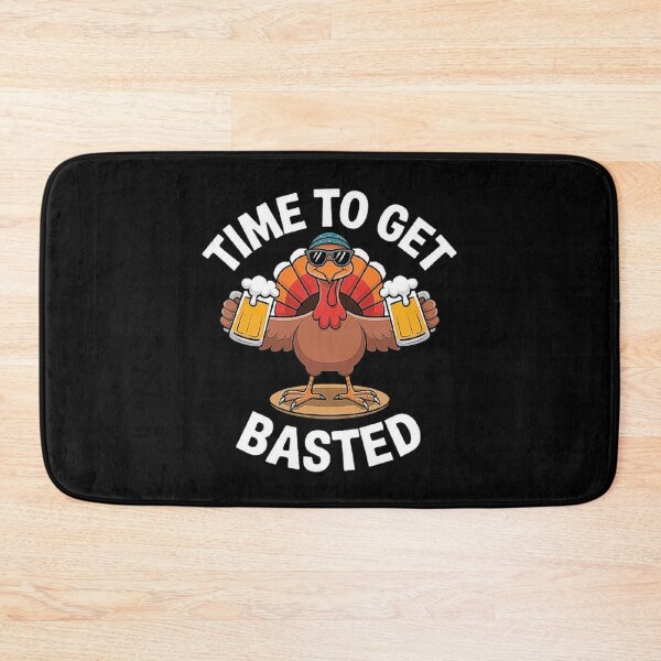 Item preview, Funny Thanksgiving Turkey Shirt: Time to Get Basted for Beer Lovers designed and sold by love3617.