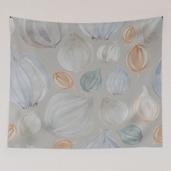 Item preview, Watercolor onions pattern designed and sold by camertone.