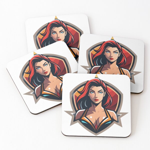 Item preview, old logo girl in vector style  designed and sold by Creative88Art.