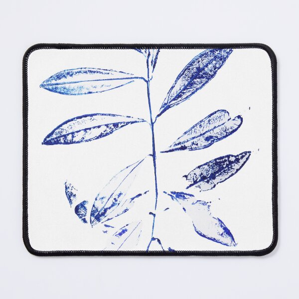 Item preview, navy blue olive leaf  designed and sold by ColorandColor.