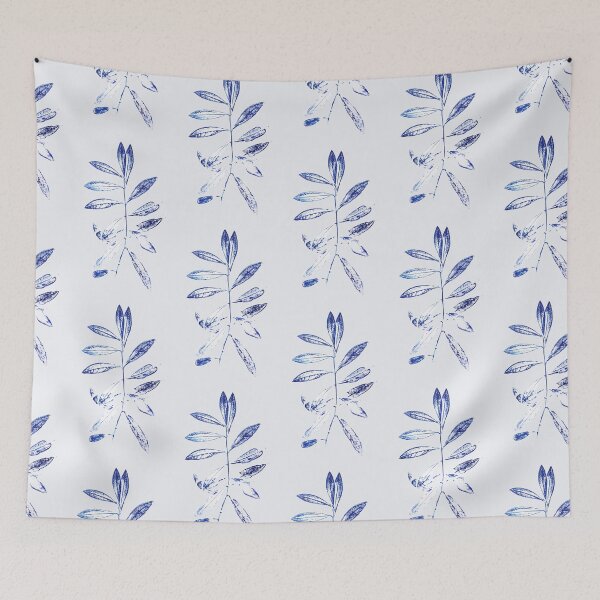 Item preview, navy blue olive leaf  designed and sold by SelenePaintings .