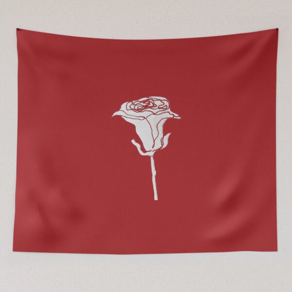 Item preview, Single rose on soft red designed and sold by camertone.