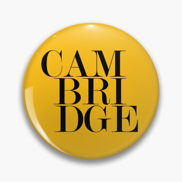 Item preview, Cambridge UK City Typography Minimalist Patriotic Travel Souvenir designed and sold by kakarikihill.