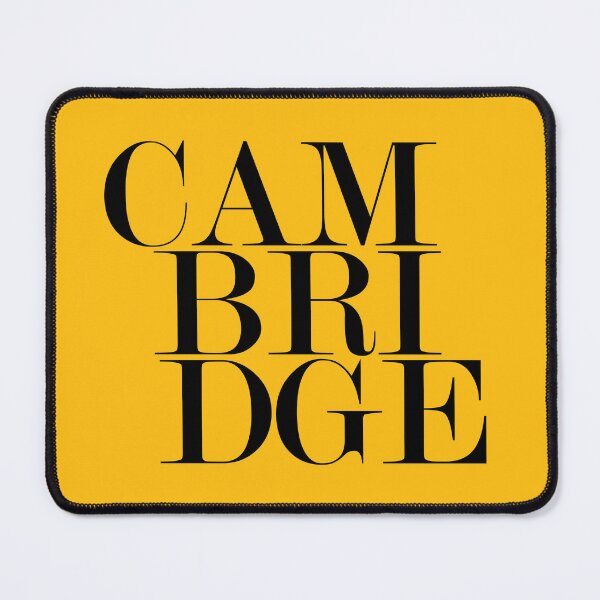 Item preview, Cambridge UK City Typography Minimalist Patriotic Travel Souvenir designed and sold by kakarikihill.
