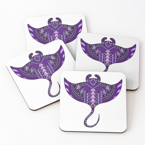 Item preview, Purple Tribal Manta Ray designed and sold by Steeb757.