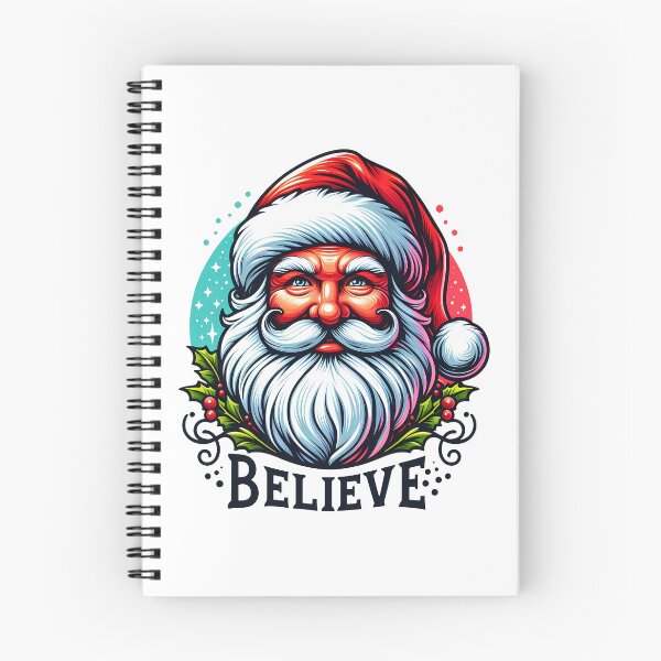 Aperçu de l'œuvre Croyez au Père Noël pendant les vacances de Noël créée et vendue par MuttsDesigns.