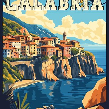 Artwork thumbnail, Discover the Rustic Beauty of Calabria in Italy - Travel Art by turtlestart