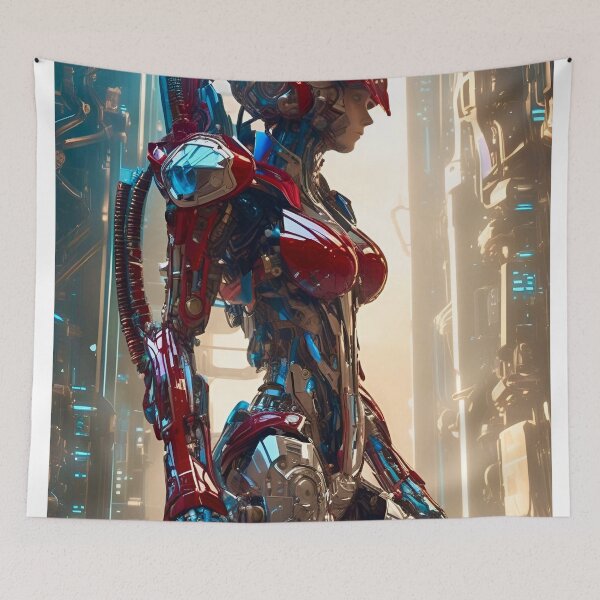 Item preview, Cyberpunk Red Harbinger - Sci Fi Art concept designed and sold by Delerat7.