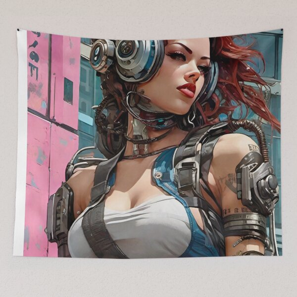 Item preview, Cyberpunk Days - Sci Fi Art concept designed and sold by Delerat7.