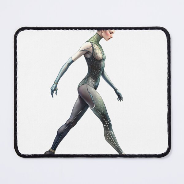 Item preview, walking woman in drawing style  designed and sold by Creative88Art.