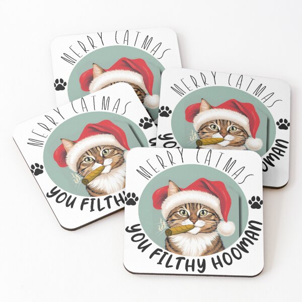 Item preview, Merry Christmas cat tshirt designed and sold by gura1987.