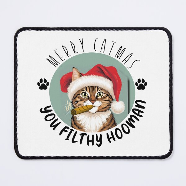 Item preview, Merry Christmas cat tshirt designed and sold by gura1987.