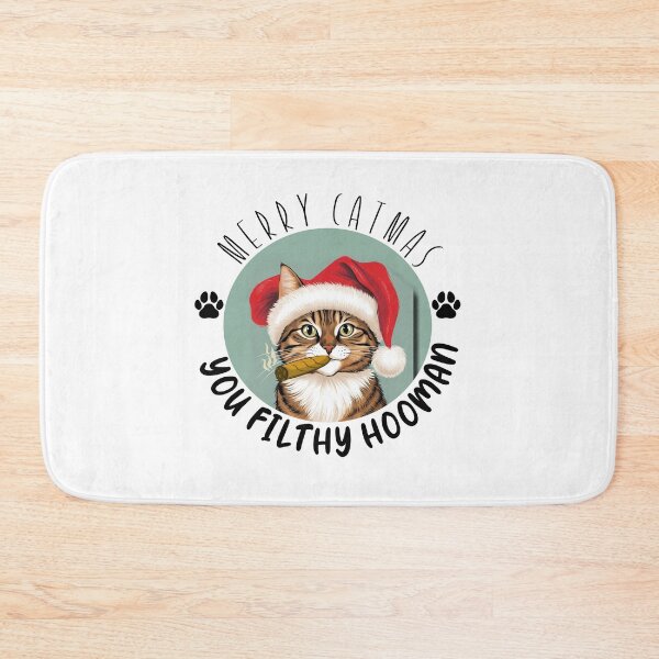 Item preview, Merry Christmas cat tshirt designed and sold by gura1987.