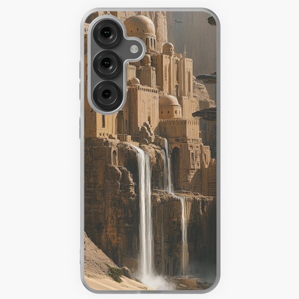 Item preview, Copie de Futuristic city under a golden storm  style Dune designed and sold by Mateo Balagio.