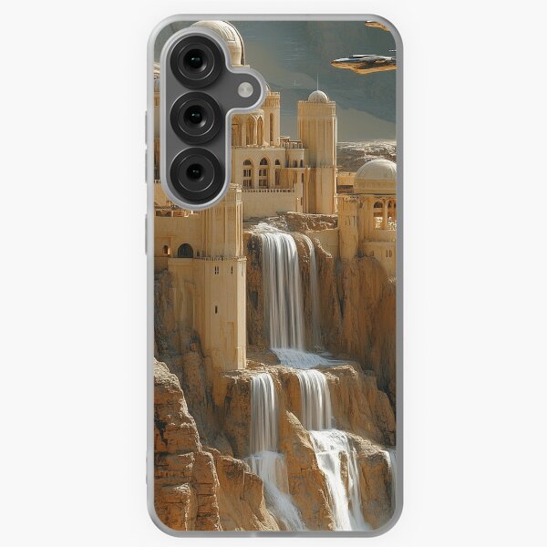 Item preview, Copie de Futuristic city under a golden storm  style Dune designed and sold by Mateo Balagio.
