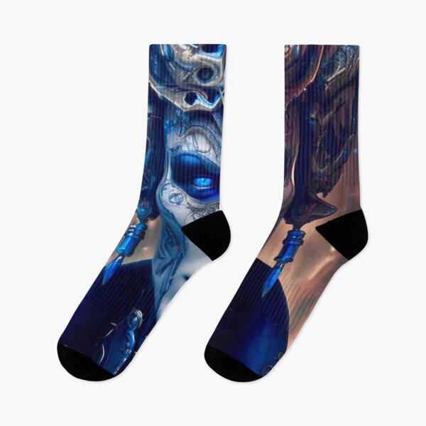 Item preview, Alien Queen in Blue - Sci Fi Art concept designed and sold by Delerat7.