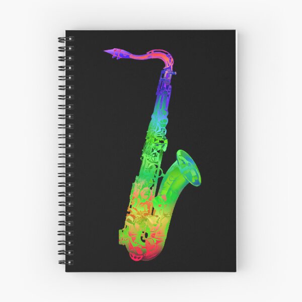 Artikelvorschau, Regenbogen-Tenorsaxophon entworfen und verkauft von AintJames.