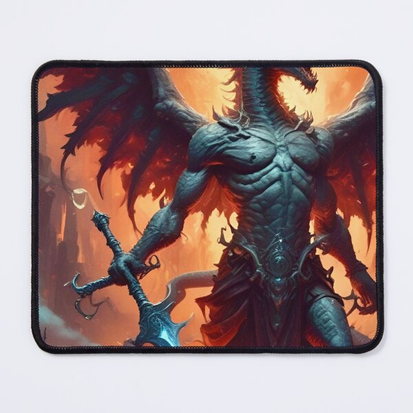 Item preview, Draconian Warlord - Dark Fantasy Art designed and sold by Delerat7.