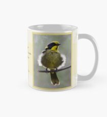 Helmeted Honeyeater, Lichenostomus melanops cassidix Classic Mug