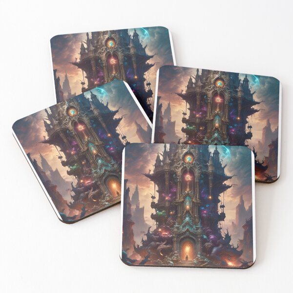 Item preview, Tower of the Archmage - Dark Fantasy Art concept designed and sold by Delerat7.