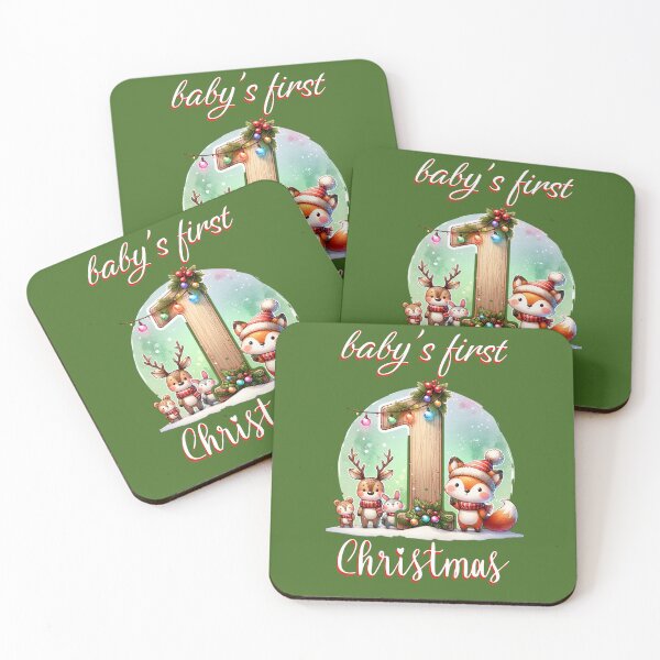 Item preview, New Baby Girl or Boy Newborn Cute First Christmas Gift designed and sold by PNW Tees & More.