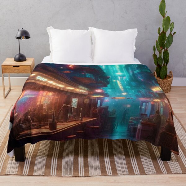 Item preview, Cyberpunk City Streets 2 - Sci Fi Art concept designed and sold by Delerat7.