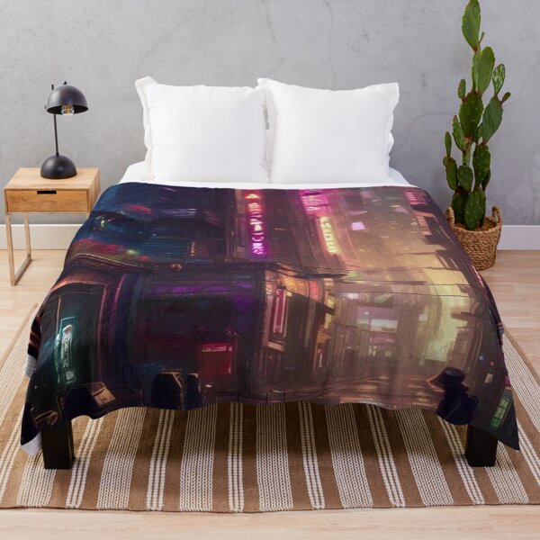 Item preview, Cyberpunk City Streets 3 - Sci Fi Art concept designed and sold by Delerat7.