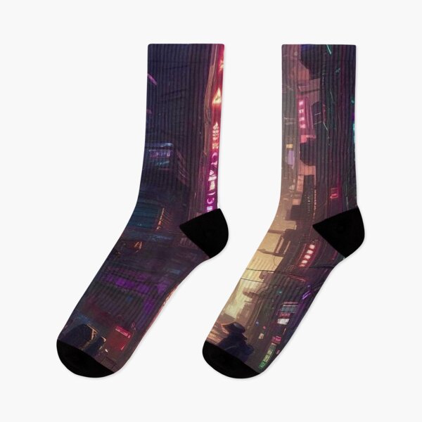 Item preview, Cyberpunk City Streets 3 - Sci Fi Art concept designed and sold by Delerat7.