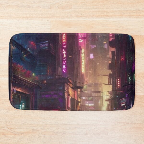 Item preview, Cyberpunk City Streets 3 - Sci Fi Art concept designed and sold by Delerat7.