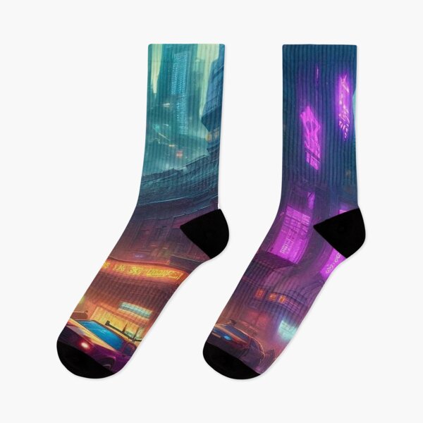 Item preview, Cyberpunk City Streets 3 - Sci Fi Art concept designed and sold by Delerat7.