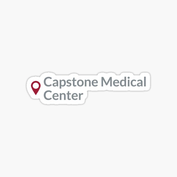 "Capstone Medical Center Locator" Sticker by jrhcreativework Redbubble