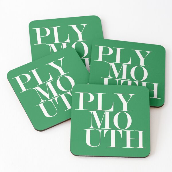 Item preview, Plymouth UK City Typography Minimalist Patriotic Travel Souvenir designed and sold by kakarikihill.