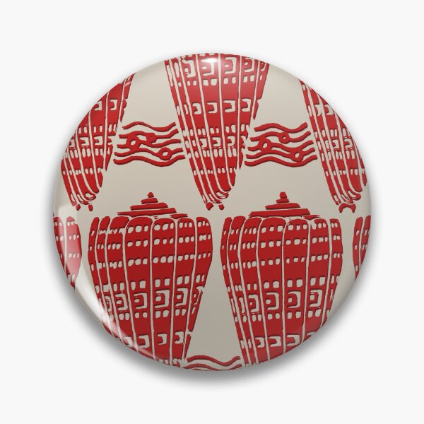 Item preview, Jugend Shells- Buoy Red & Beige designed and sold by HausHatfield.