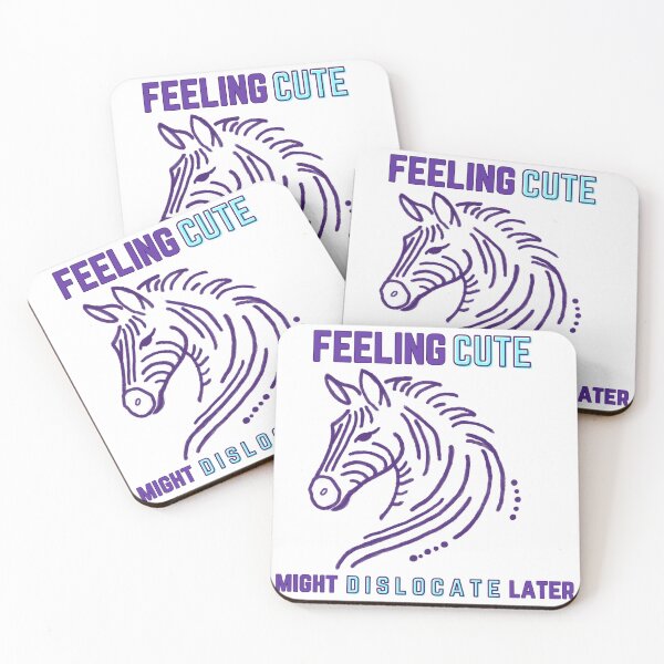 Item preview, Feeling Cute - EDS Zebra designed and sold by DoodleBeeb.