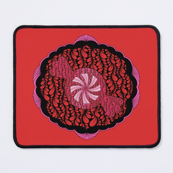 Item preview, Zen Flower Petal Art - Peppermint Candy for Christmas designed and sold by SpeakBoldly.
