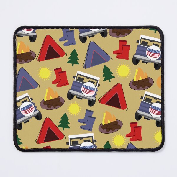 Item preview, Car Camping Pattern designed and sold by bunhuggerdesign.