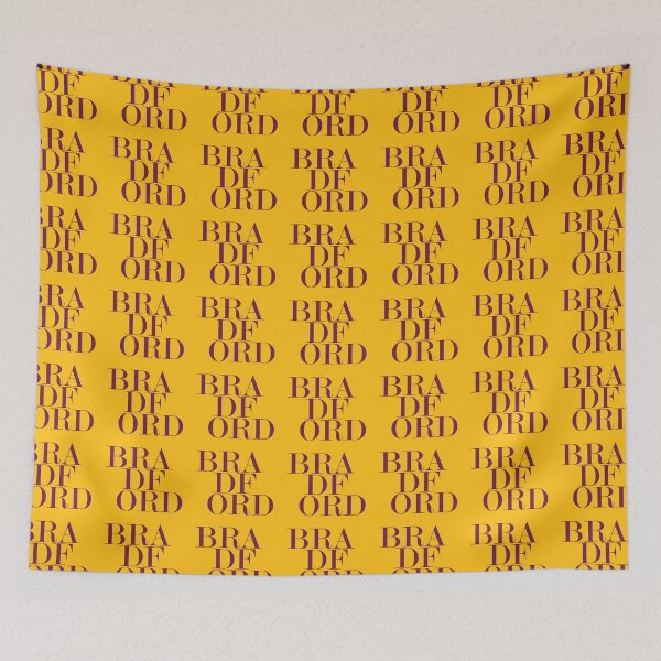 Item preview, Bradford UK City Typography Minimalist Patriotic Travel Souvenir designed and sold by kakarikihill.