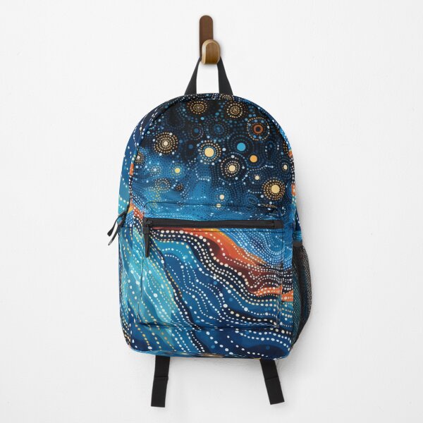 Item preview, Aboriginal Inspired Dot Art - With Beautiful Night designed and sold by GrinGalore.