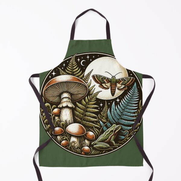 Item preview, Fern Mushrooms Moth Mycology designed and sold by RayCrimson.