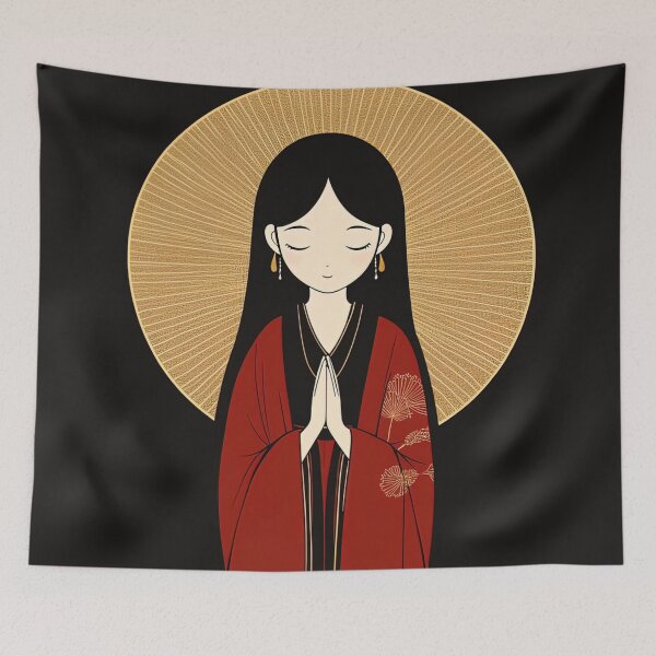 Item preview, Kannon, Japanese deity | Anime style designed and sold by ComicsFactory.