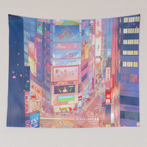 Item preview, Shibuya Tokyo designed and sold by WanderlustArtsy.