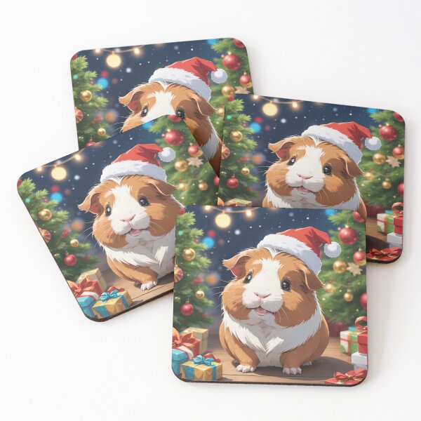 Item preview, Christmas Guinea Pig in Festive Holiday Spirit | Cute Christmas Guinea Pig designed and sold by MissMutsie.