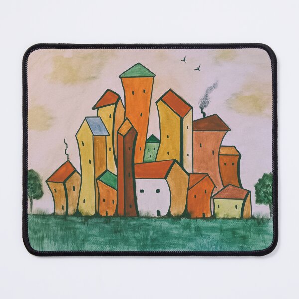 Item preview, quirky houses with elephant  designed and sold by PalermoRoad.