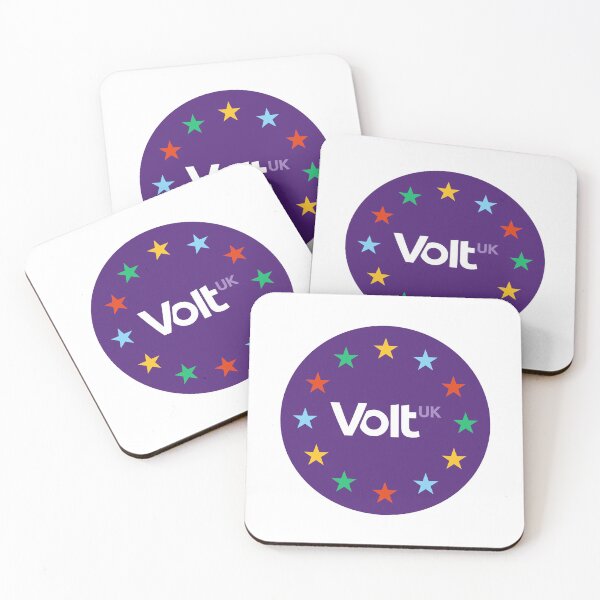 Item preview, VoltUK Round Logo v1 (White) designed and sold by VoltUKMerch.