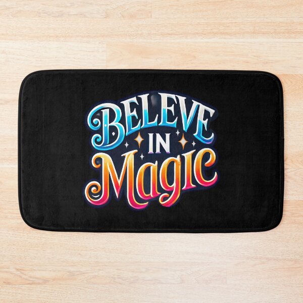 Item preview, Fancy believe in magic lettering designed and sold by CharmSpell.